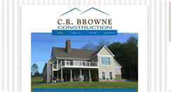 Desktop Screenshot of crbrowneconstruction.com